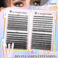 Limitlessly Cluster Lash Set — 640 Segmented Lashes