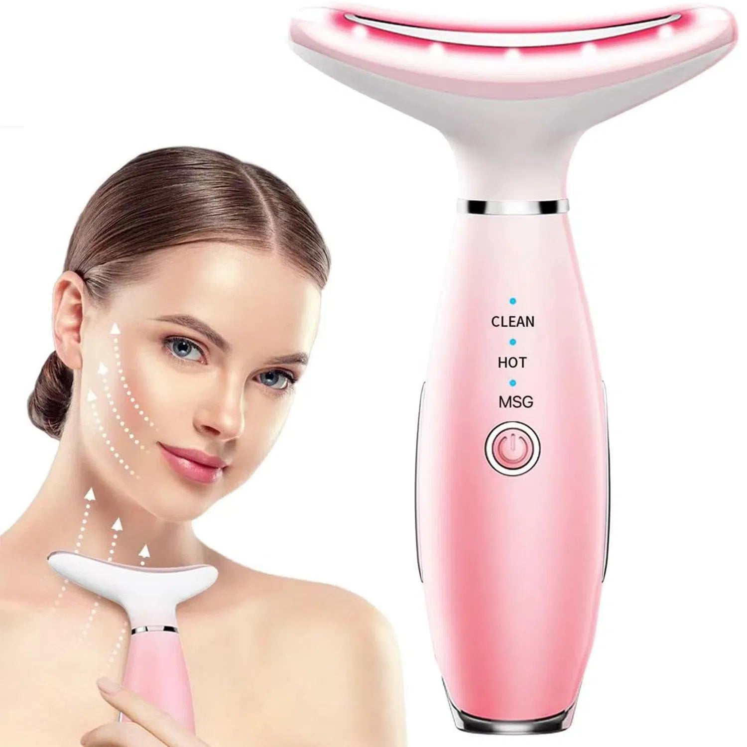3-in-1 Thermal Facial Massager — Heat, Vibration & Sculpting Tool