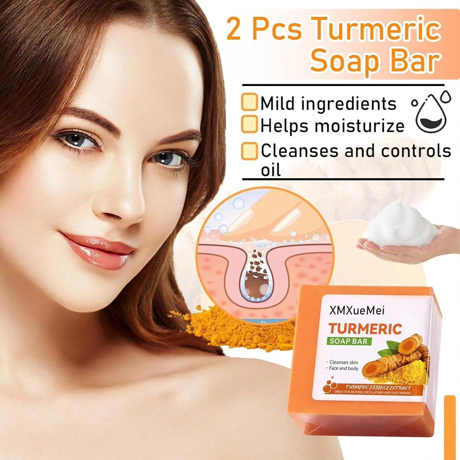 Brightening Turmeric Cleansing Bar