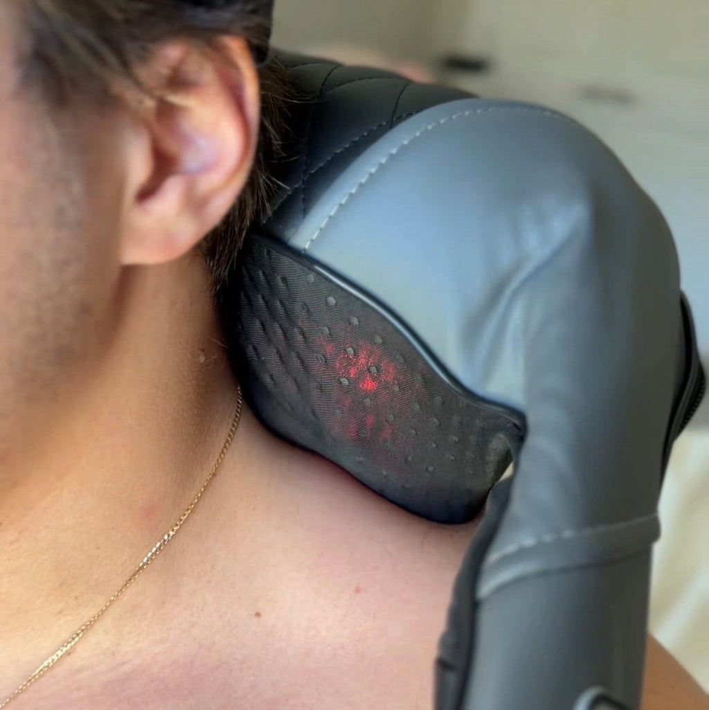 Shiatsu Massage Pillow — Deep Tissue Heat Therapy