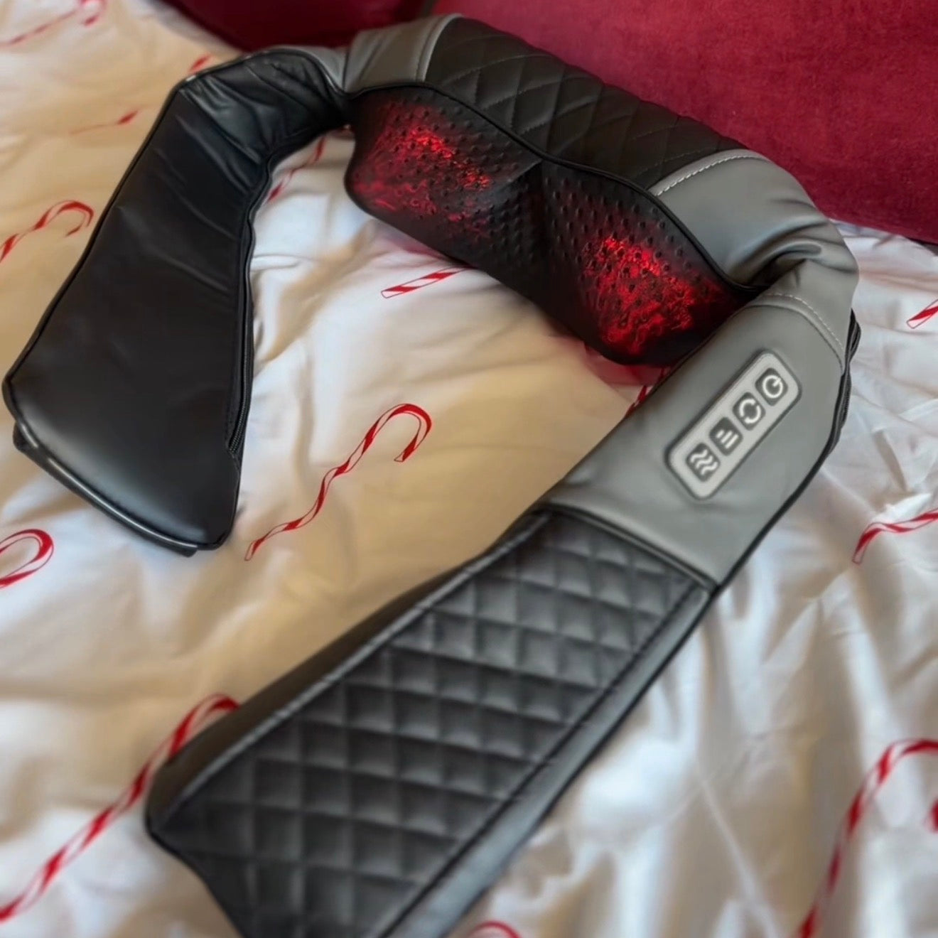 Shiatsu Massage Pillow — Deep Tissue Heat Therapy