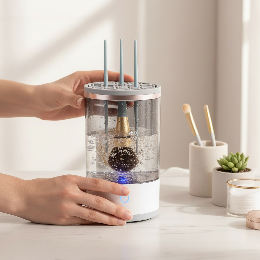 Brush Cleaner Bristles Inside