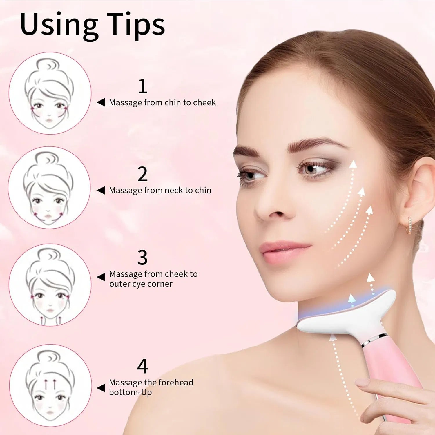 3-in-1 Thermal Facial Massager — Heat, Vibration & Sculpting Tool